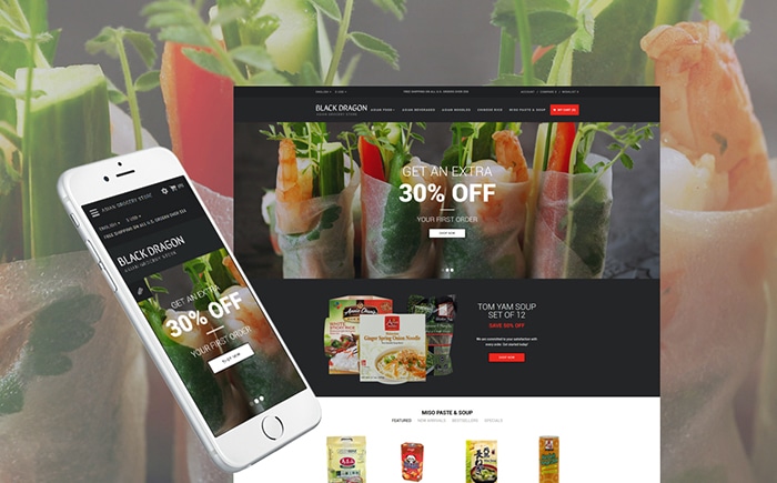 Grocery Store Responsive OpenCart Template 